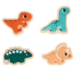 Dino Progressive Wood Puzzle