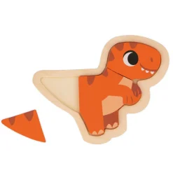 Dino Progressive Wood Puzzle