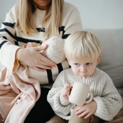 Dots Knitted Baby Blanket