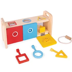 Essentials Shape Box With Keys