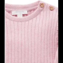 Fine Rib Jumper - Marshmallow Melange