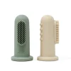 Finger Toothbrush - Cambridge Blue/Shifting Sand