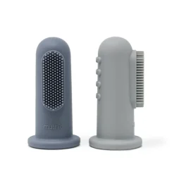 Finger Toothbrush - Stone/Tradewinds
