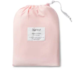 Fitted Cot Sheet - Baby Pink