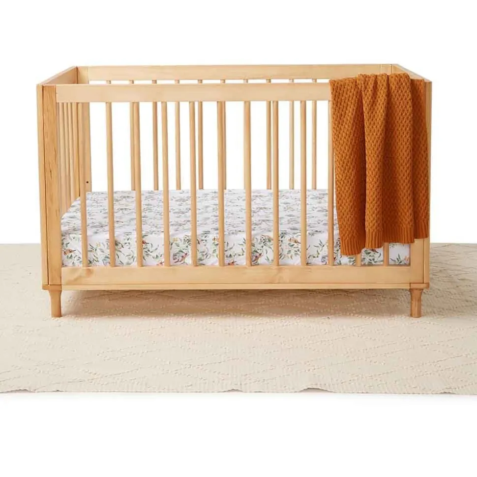 Fitted Cot Sheet - Eucalypt