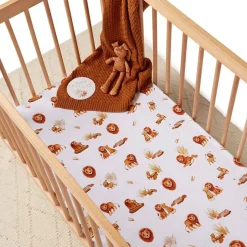 Fitted Cot Sheet - Lion