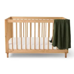 Fitted Cot Sheet - Milk