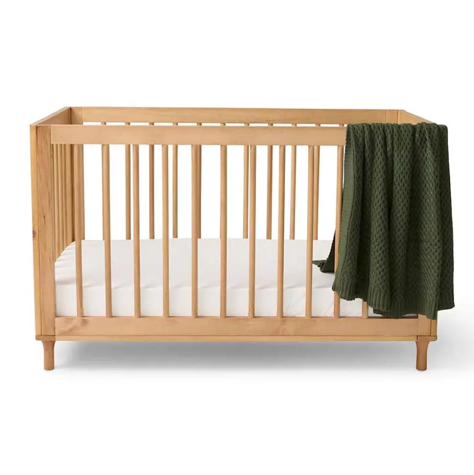 Fitted Cot Sheet - Milk