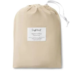 Fitted Cot Sheet - Pebble