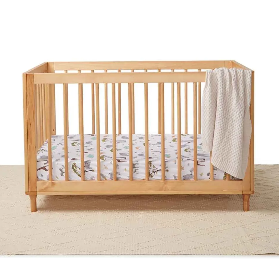 Fitted Cot Sheet - Safari