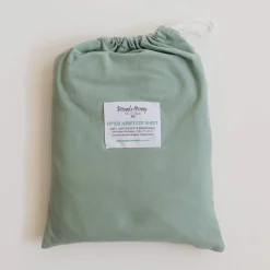 Fitted Cot Sheet - Sage
