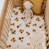 Fitted Cot Sheet - Sunflower