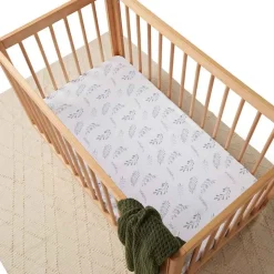 Fitted Cot Sheet - Wild Fern