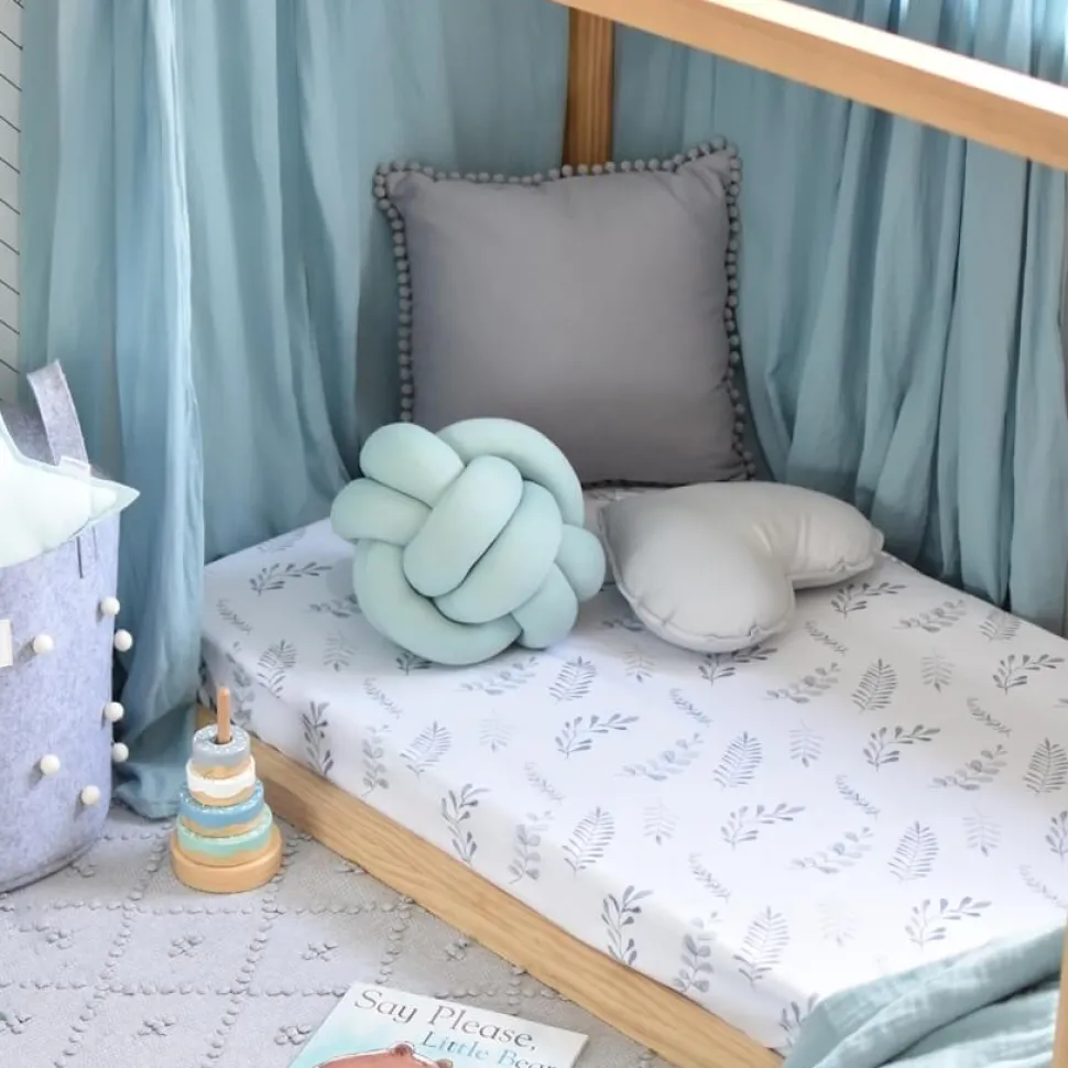 Fitted Cot Sheet - Wild Fern