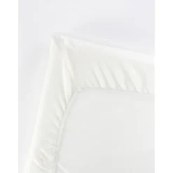 Fitted Sheet for Travel Cot - White