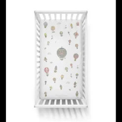 Fitted Sheet Satin - Hot Air Balloons
