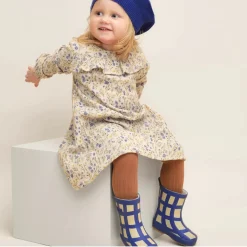Flora Oat Muslin Dress