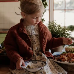 Flora Oat Muslin Dress