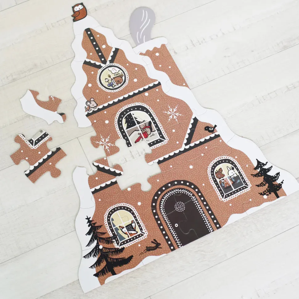 Gingerbread House Floor Puzzle