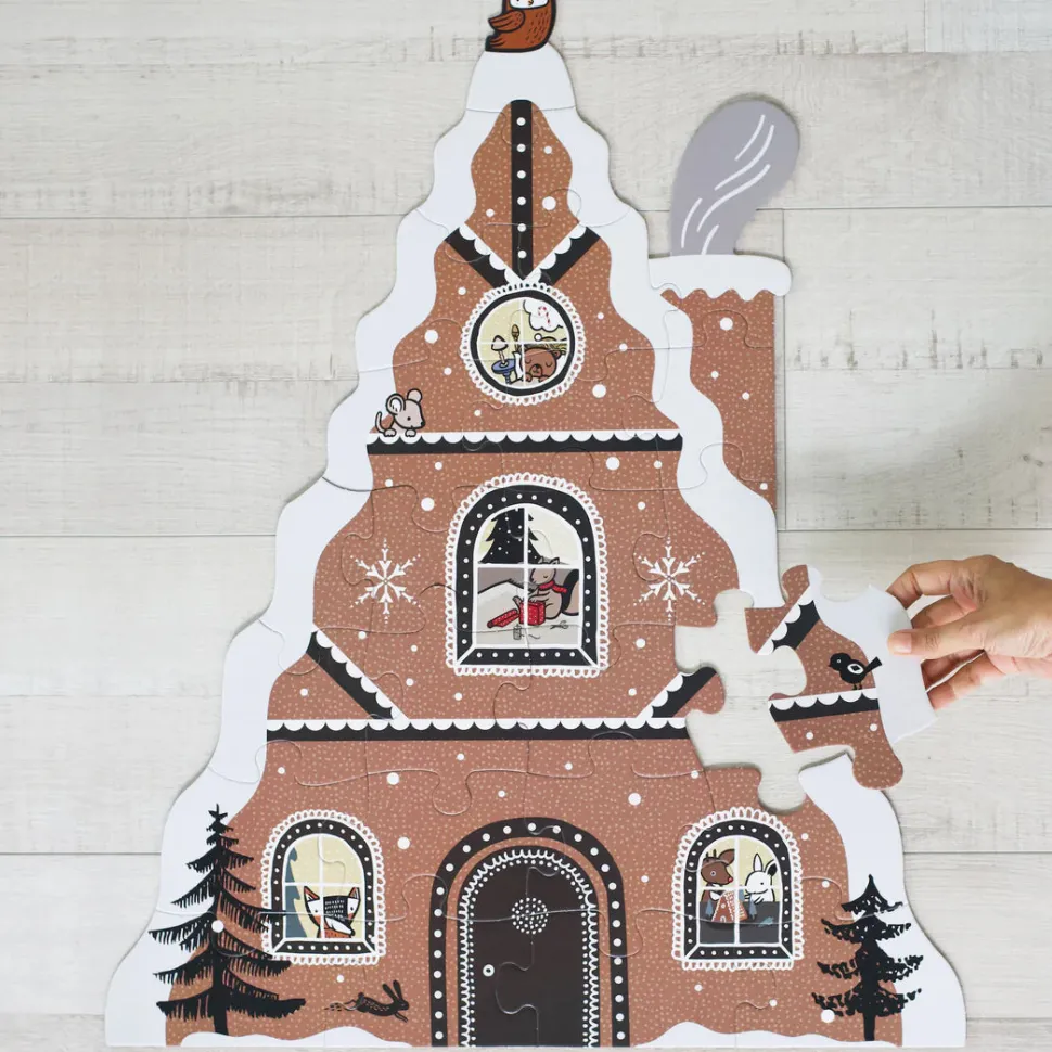 Gingerbread House Floor Puzzle