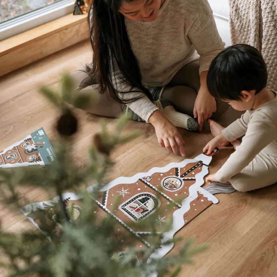 Gingerbread House Floor Puzzle