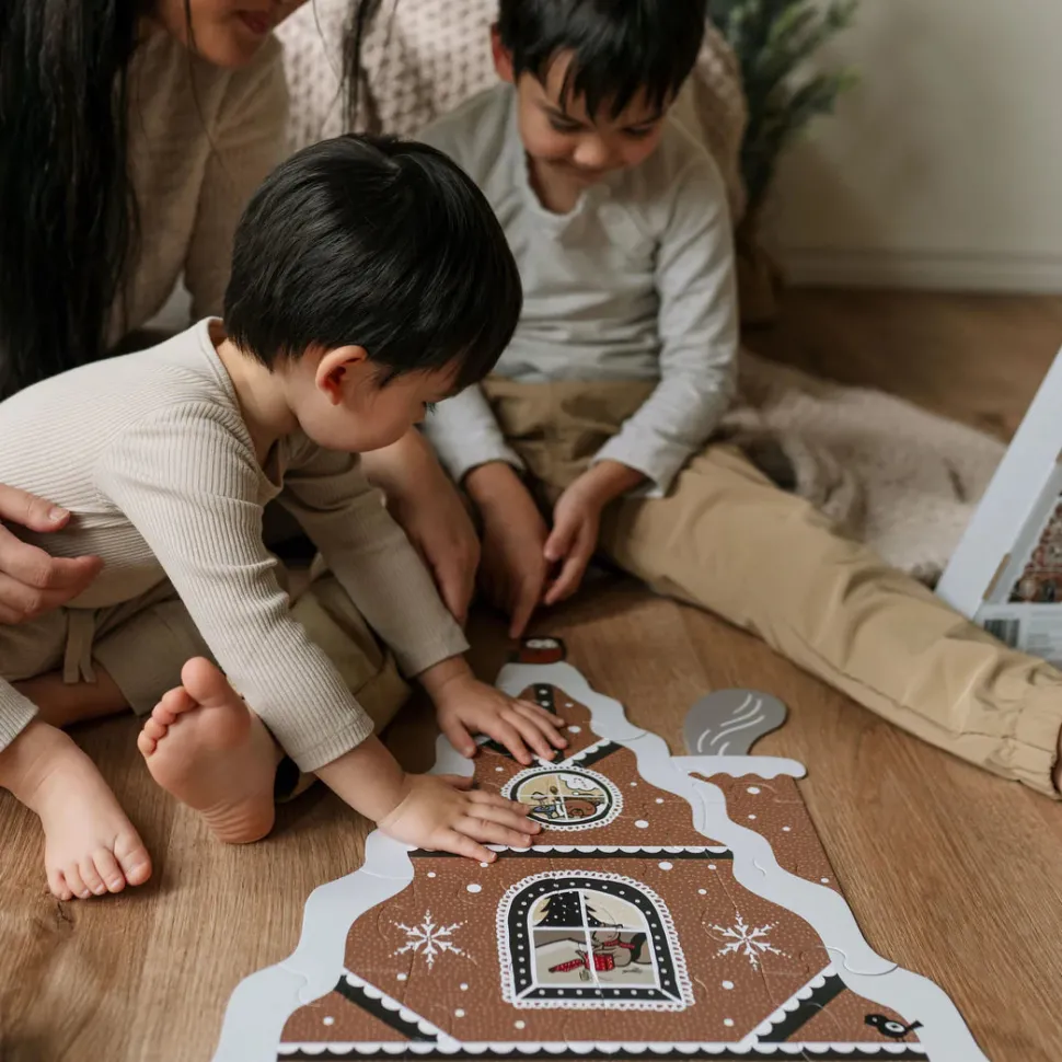 Gingerbread House Floor Puzzle