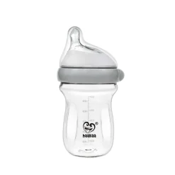 Glass Baby Bottle VARIOUS COLOURS