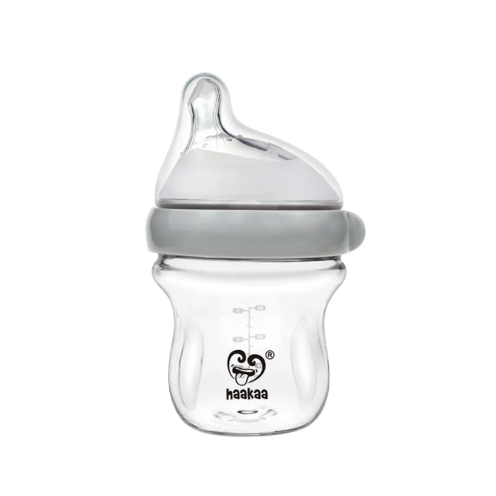 Glass Baby Bottle VARIOUS COLOURS
