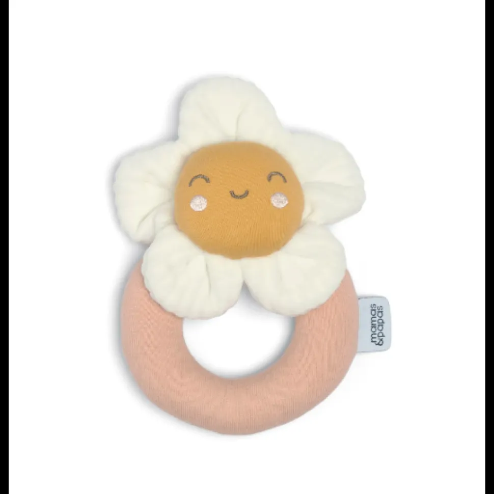 Grabber Ring Rattle Toy - Flower (Grateful Garden)