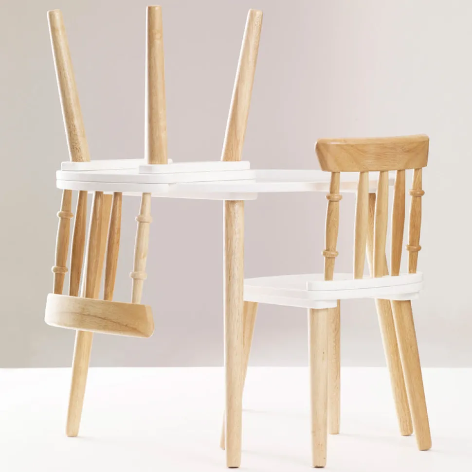 Honeybake Spindle Table and Chairs