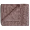 Honeycomb Knitted Baby Blanket VARIOUS COLOURS