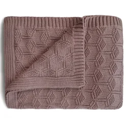 Honeycomb Knitted Baby Blanket VARIOUS COLOURS