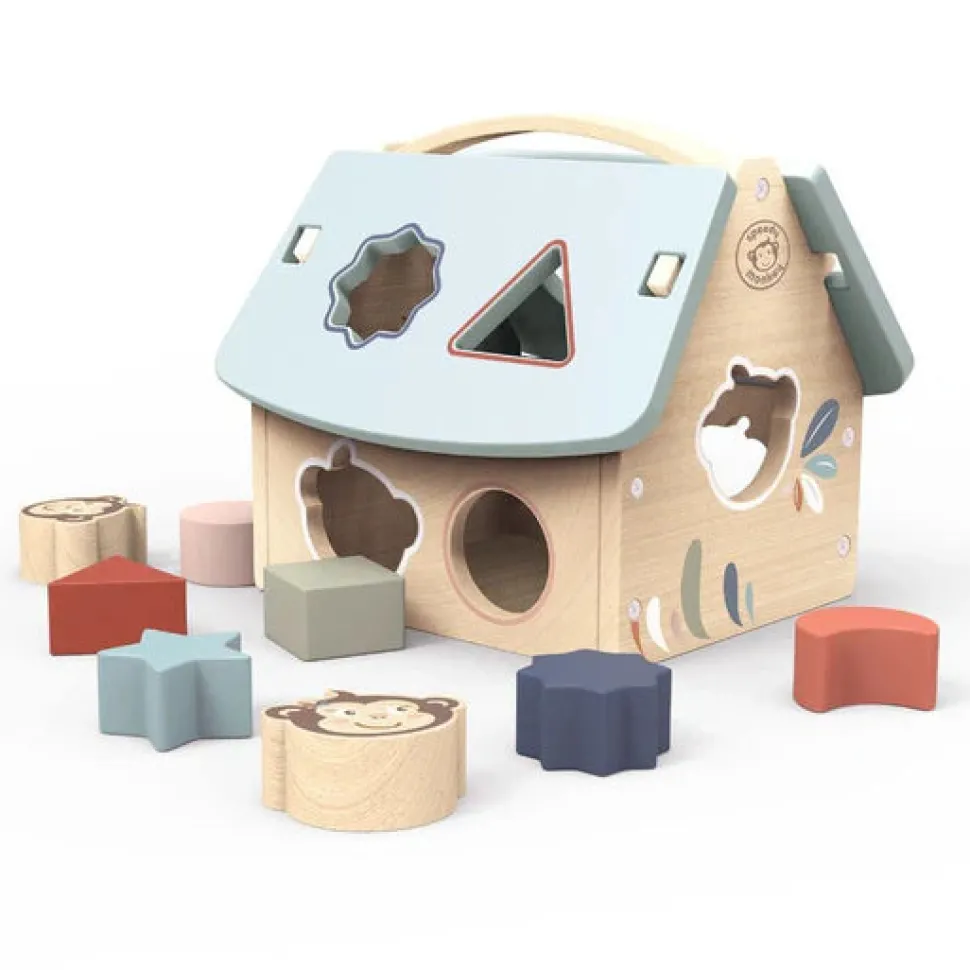 House Shape Sorter With 8 Blocks