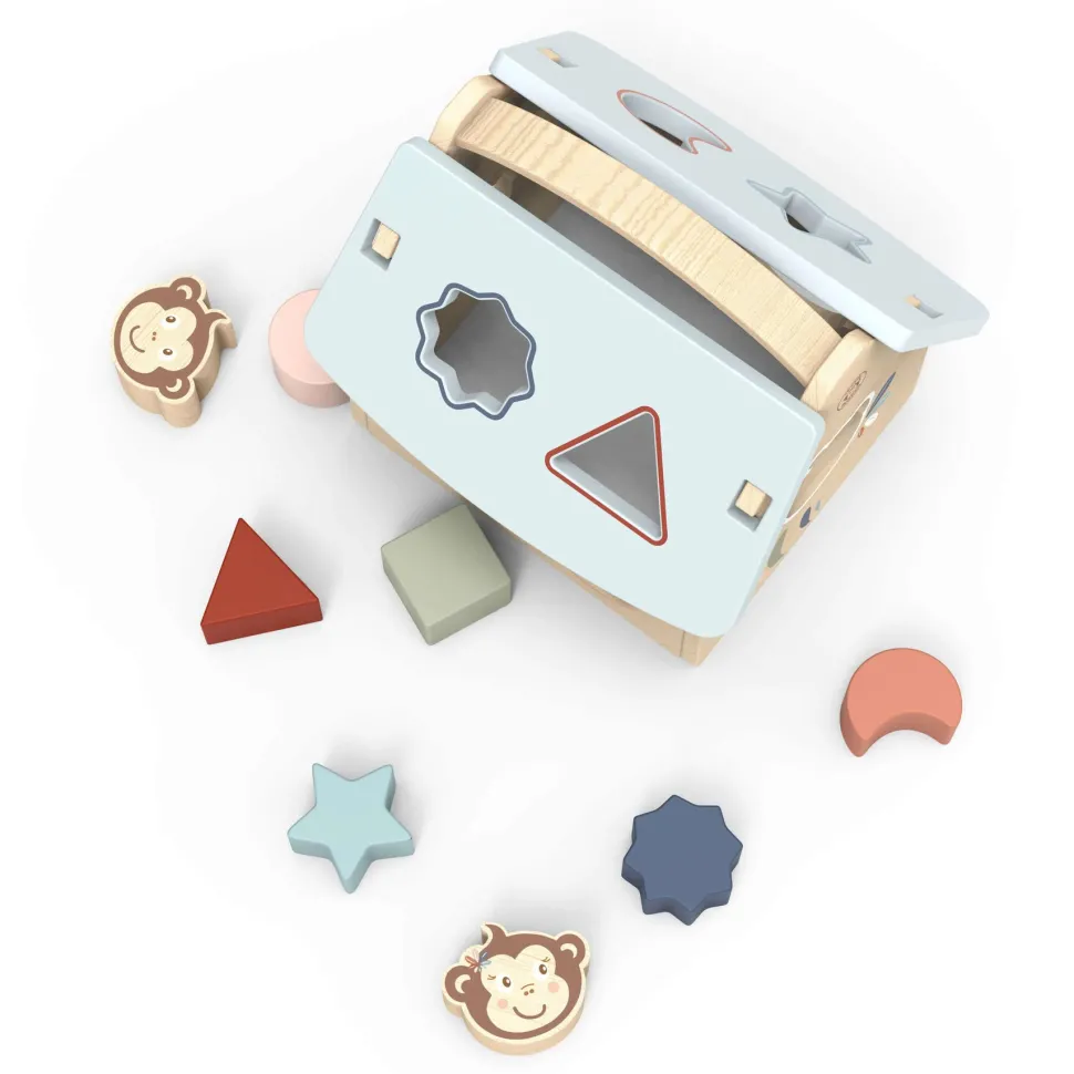 House Shape Sorter With 8 Blocks