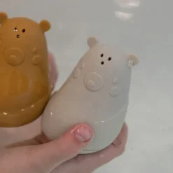 Joa Silicone Bath Toy 2 Pack - Cream / Brown Mix
