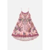 Kids Round Neck Tiered Dress - Mad As A Snake