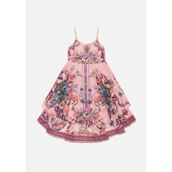 Kids Round Neck Tiered Dress - Mad As A Snake