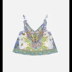 Kids Tie Shoulder Top - Star Of The Sea