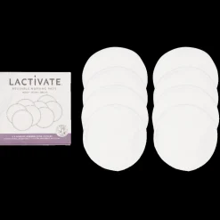 Lactivate Reusable Mixed White Nursing Pads - 8pk