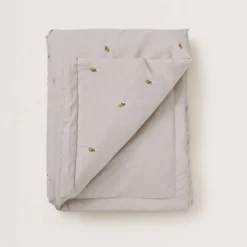 Lemon Embroidery Filled Blanket