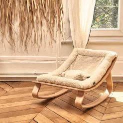Levo Baby Rocker - Fur Milk