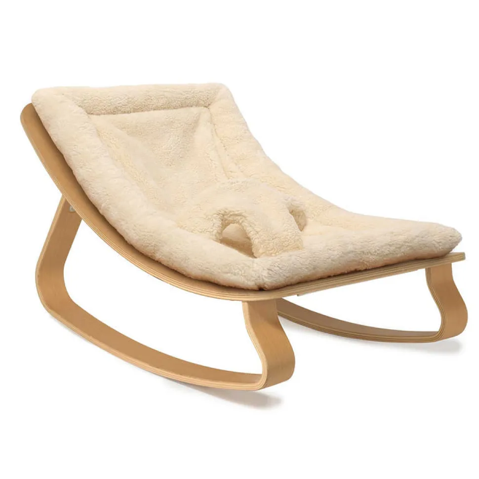 Levo Baby Rocker - Fur Milk