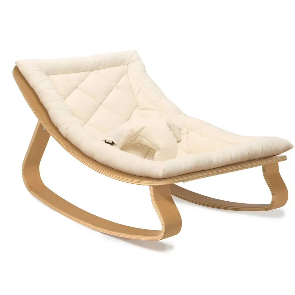 Levo Baby Rocker - Organic Milk/White