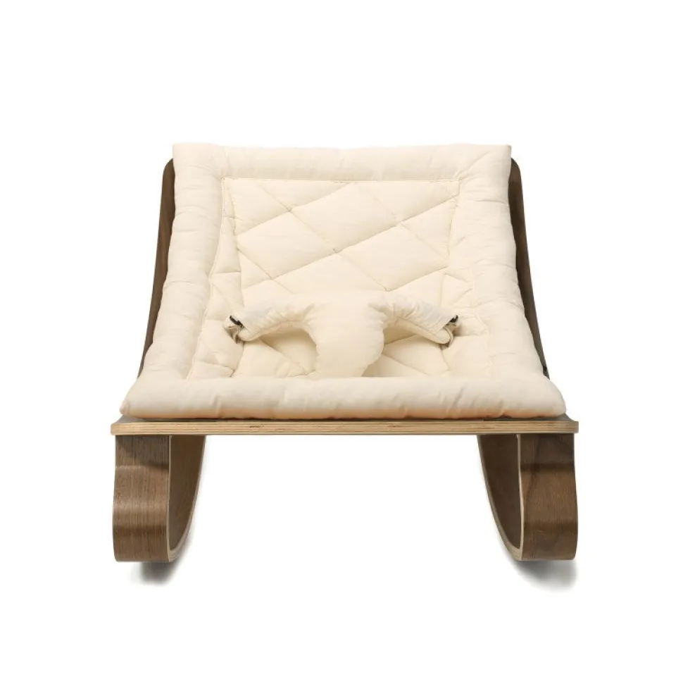 Levo Baby Rocker - Organic Milk/White