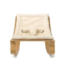 Levo Baby Rocker - Organic Milk/White