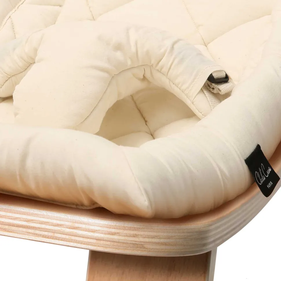 Levo Baby Rocker - Organic Milk/White