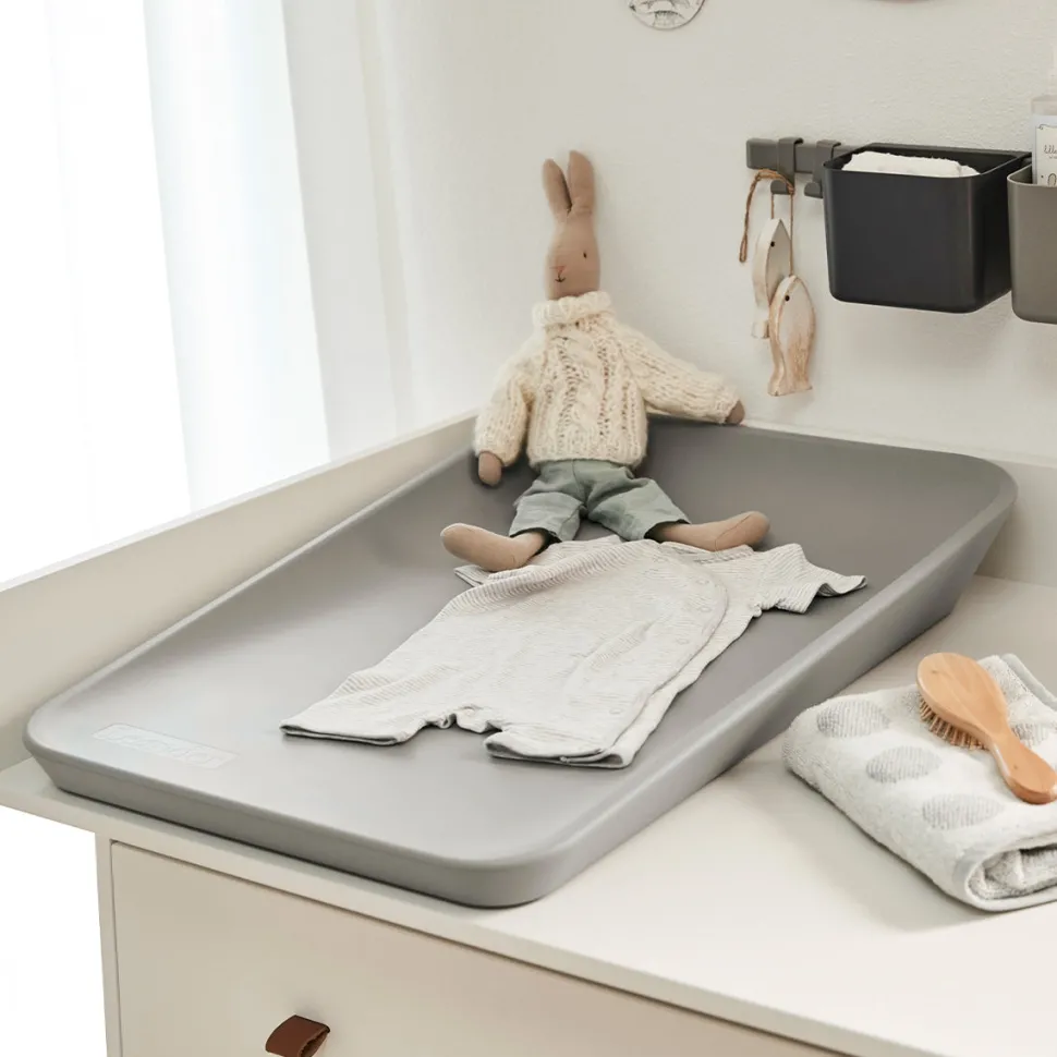 Matty Change Pad - Pearl Grey