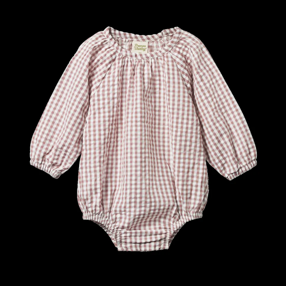 Meadow Bodysuit Gingham - Twilight Check
