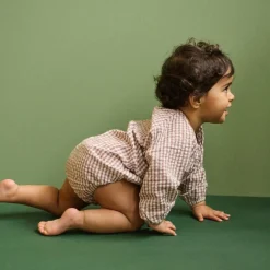 Meadow Bodysuit Gingham - Twilight Check
