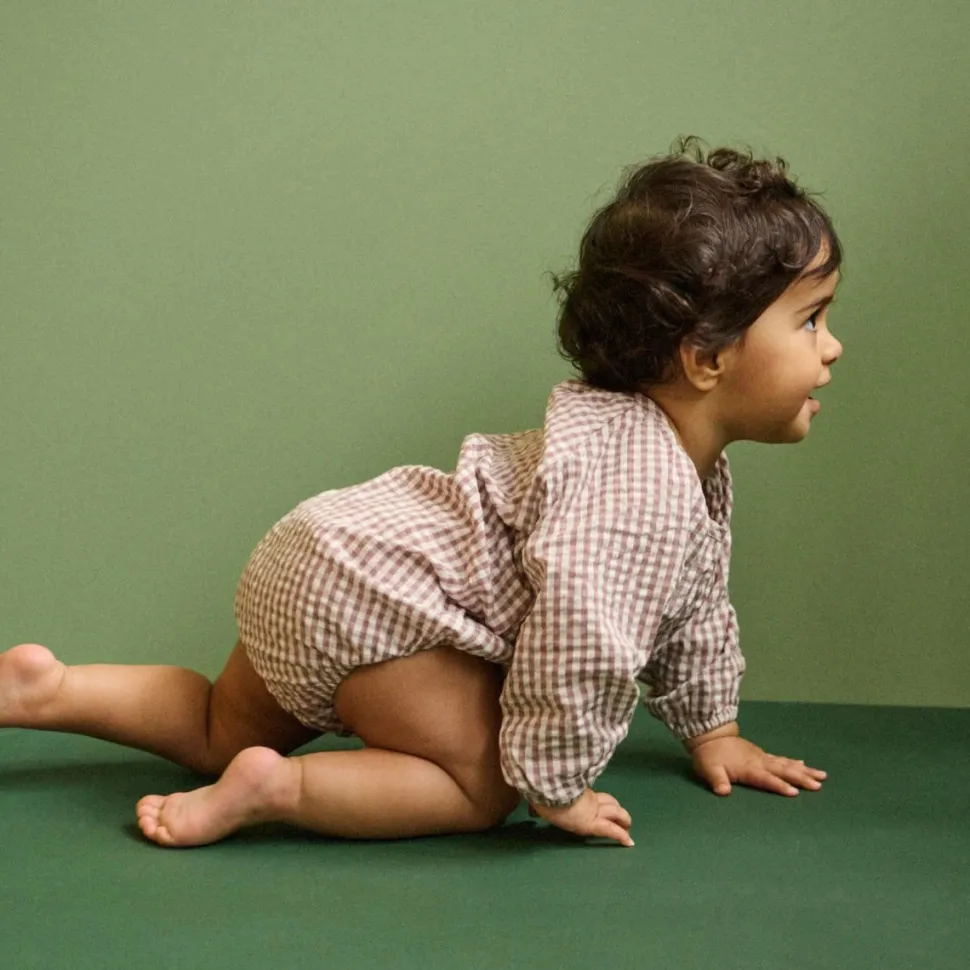 Meadow Bodysuit Gingham - Twilight Check